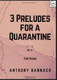 3 Preludes for a Quarantine piano sheet music cover